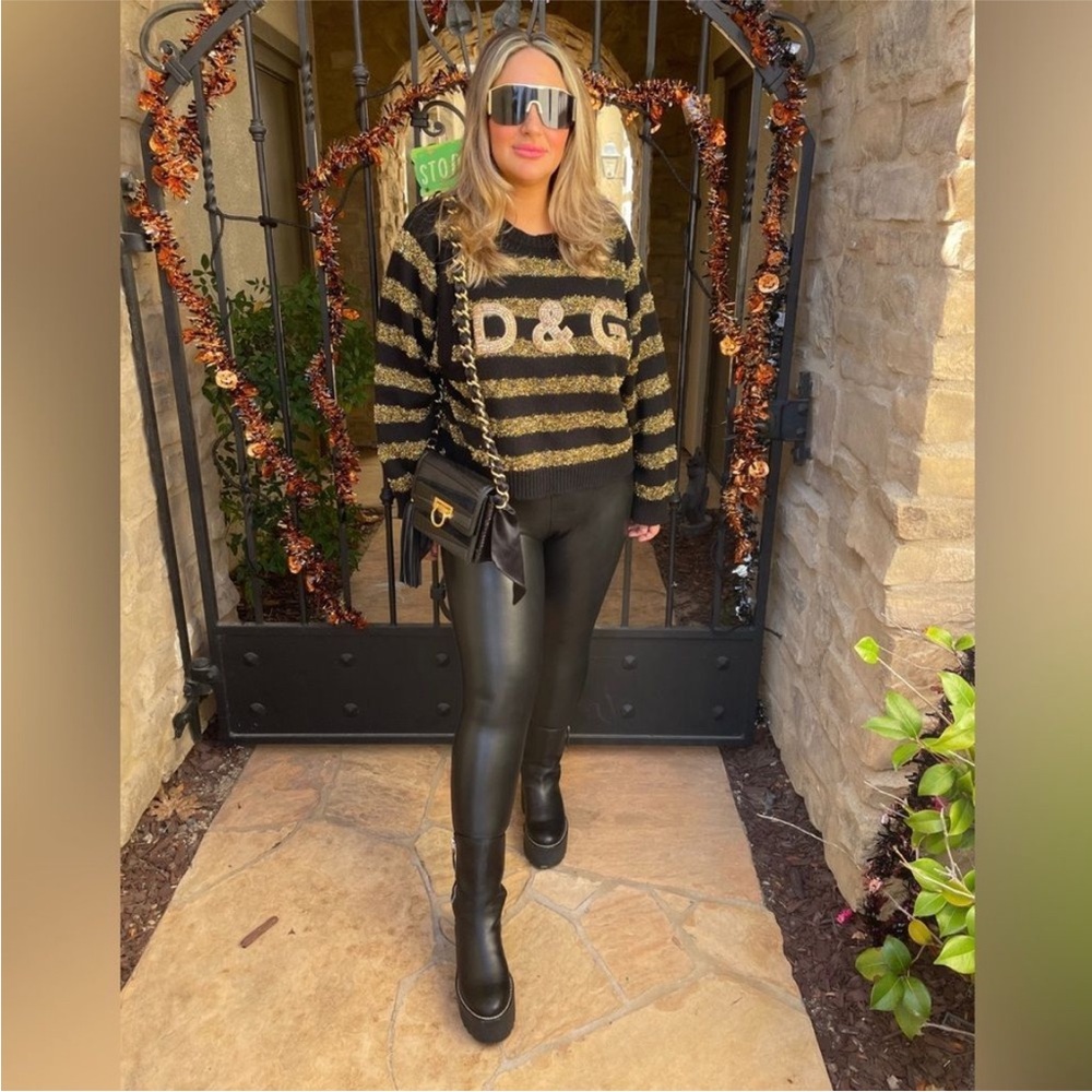Dolce & Gabana Cashmere Stripe Sweater